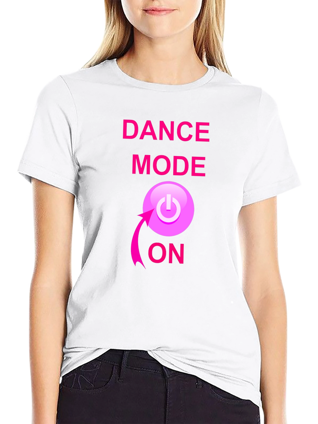 Dance Mode ON Black T-Shirt