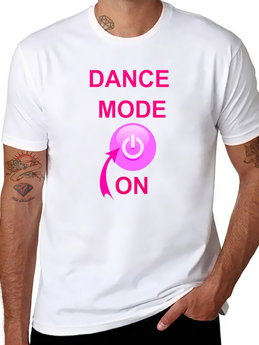 Dance Mode ON Black T-Shirt
