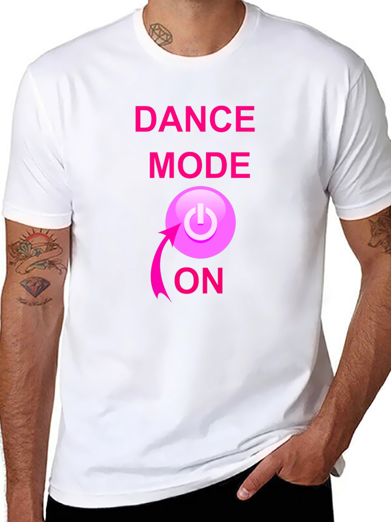 Dance Mode ON Black T-Shirt