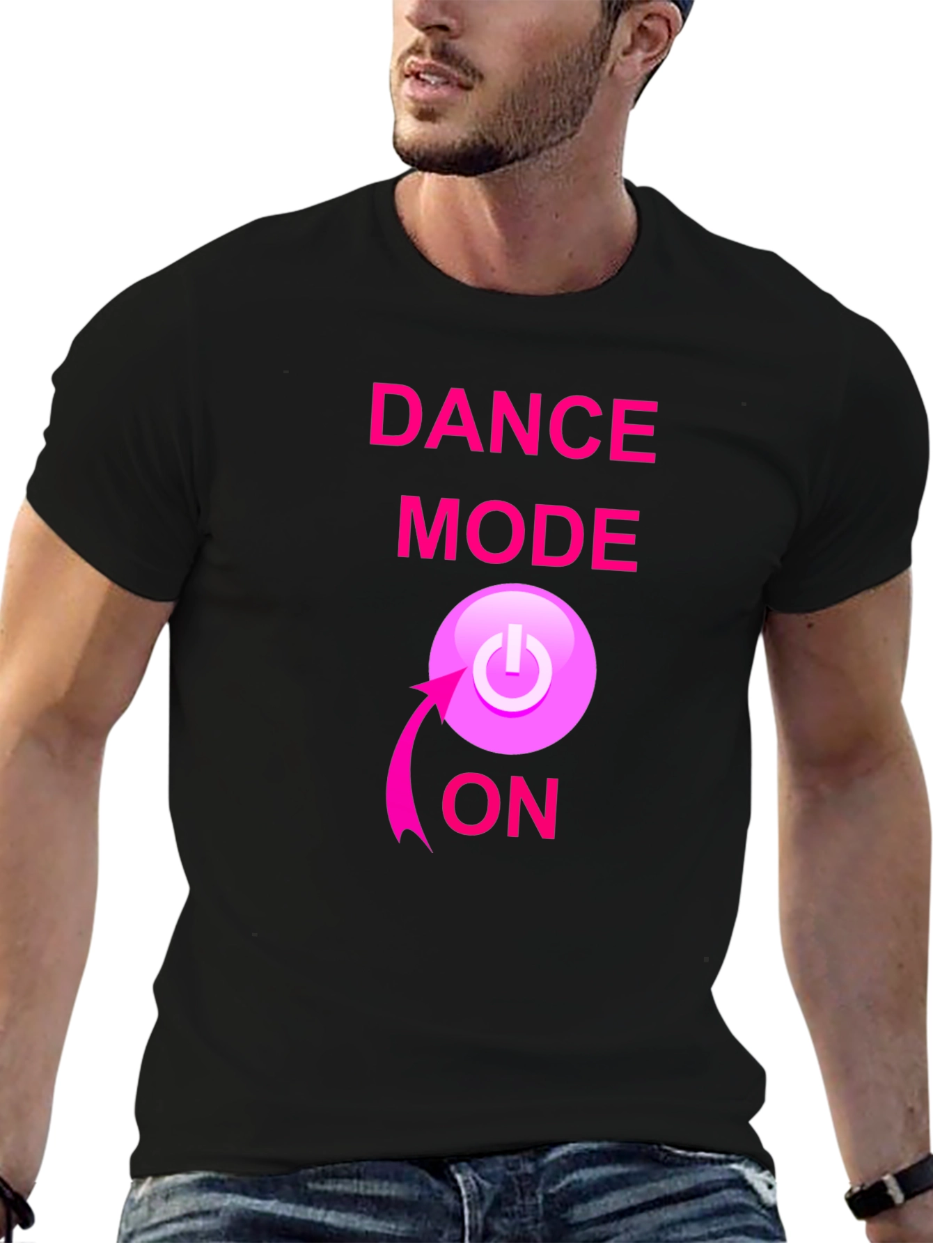 Dance Mode ON Black T-Shirt
