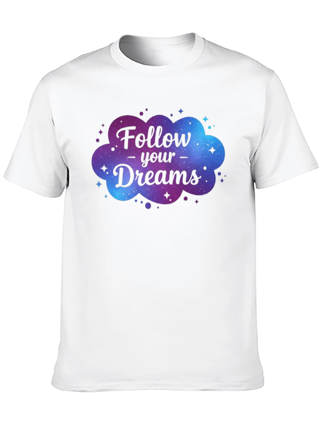 Follow Your Dreams Galaxy Graphic T-Shirt