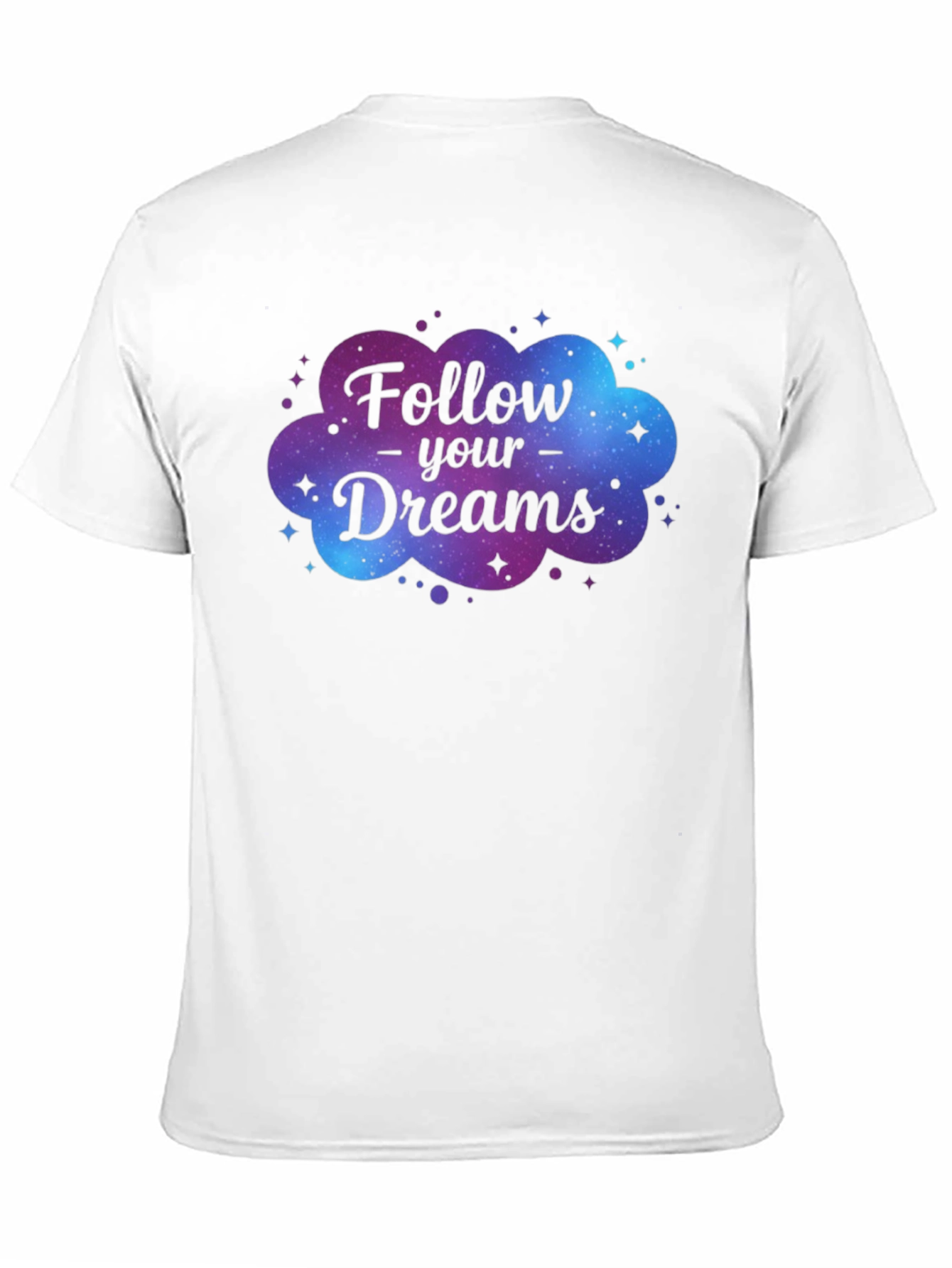Follow Your Dreams Galaxy Graphic T-Shirt