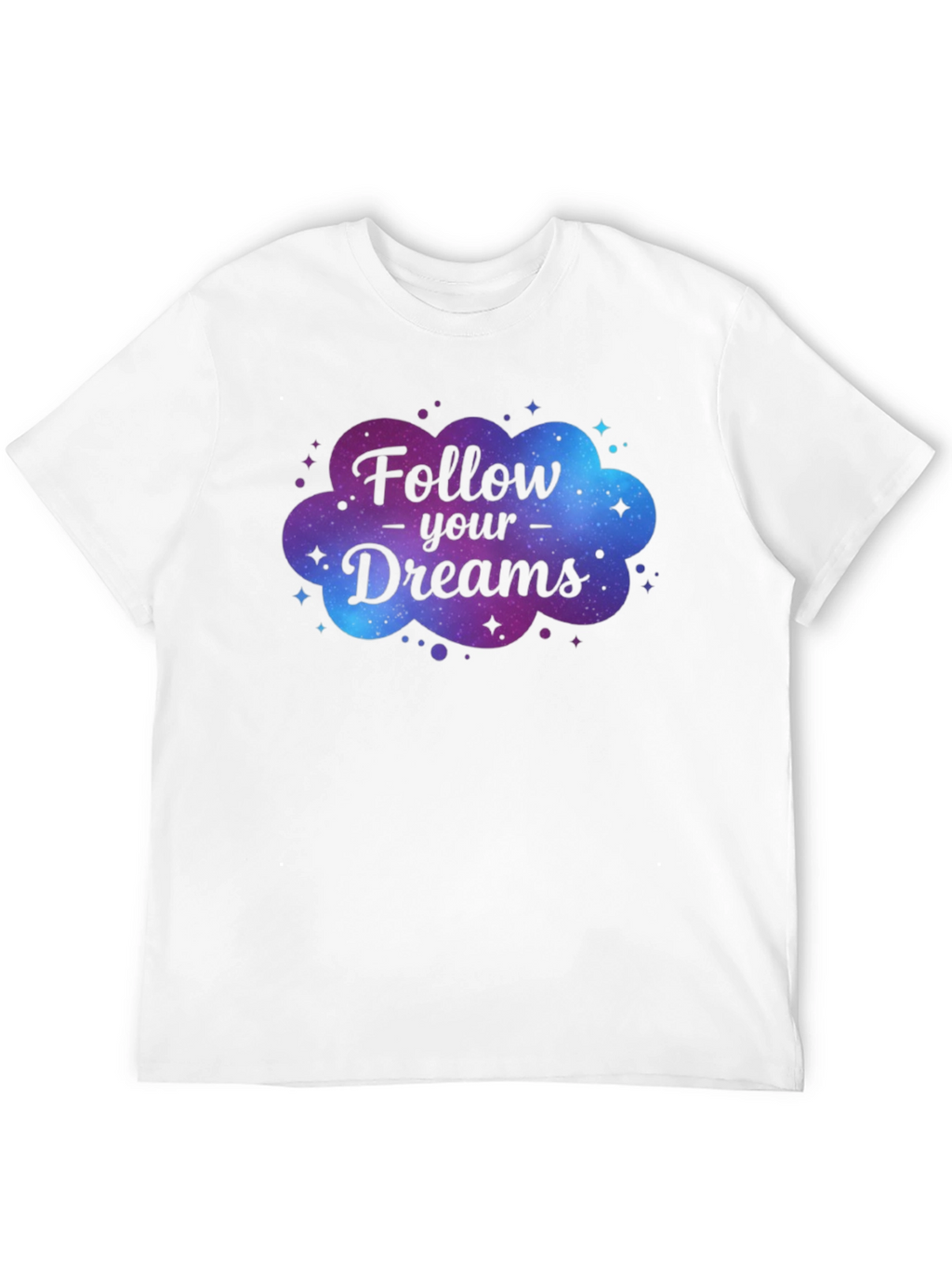 Follow Your Dreams Galaxy Graphic T-Shirt