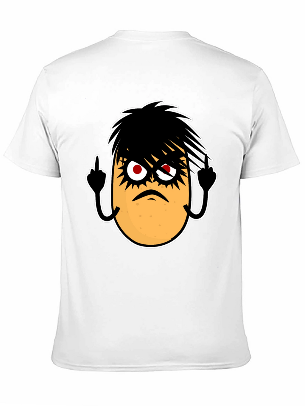 Emo Potato Funny Graphic T-Shirt
