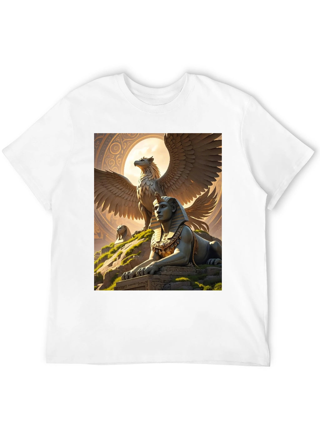 Mythical Sphinx & Griffin Graphic Tee
