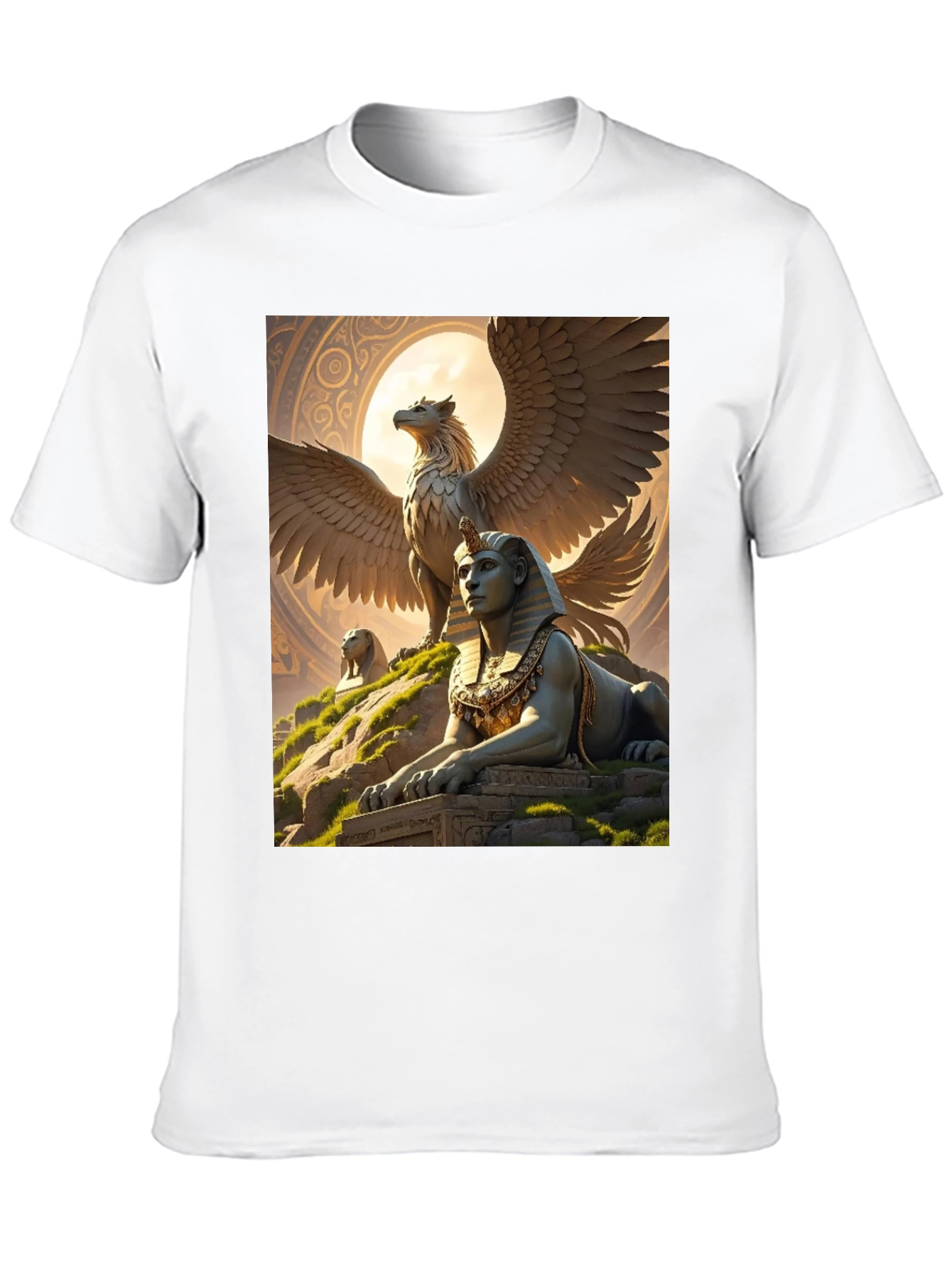 Mythical Sphinx & Griffin Graphic Tee