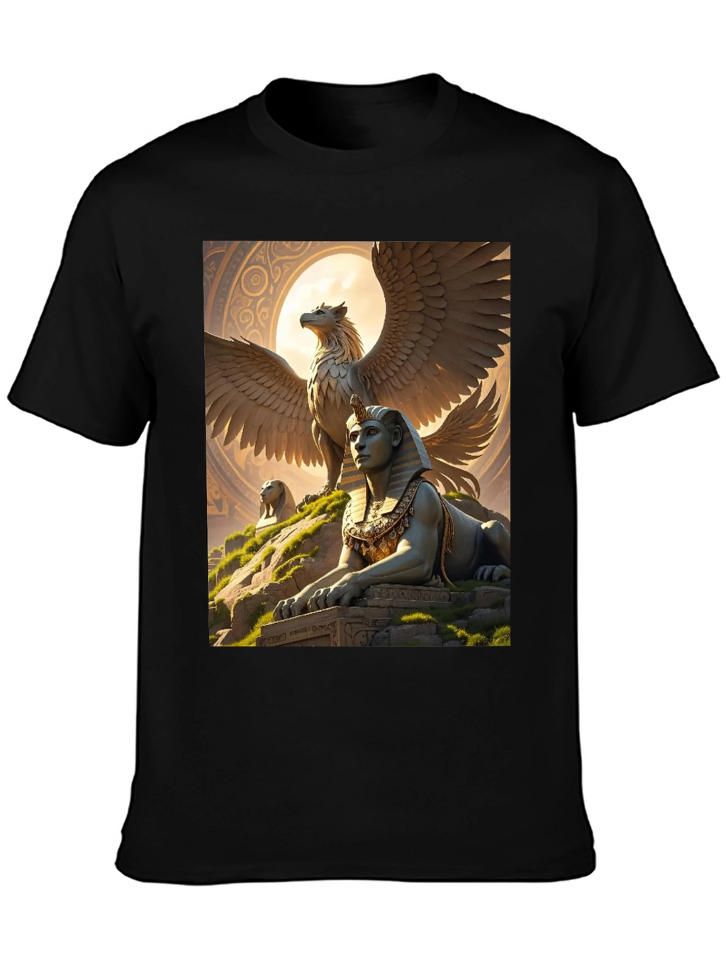 Mythical Sphinx & Griffin Graphic Tee