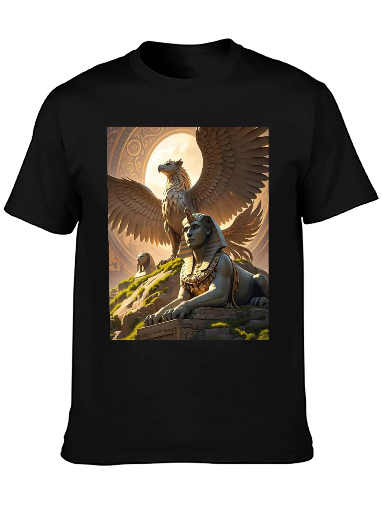 Mythical Sphinx & Griffin Graphic Tee