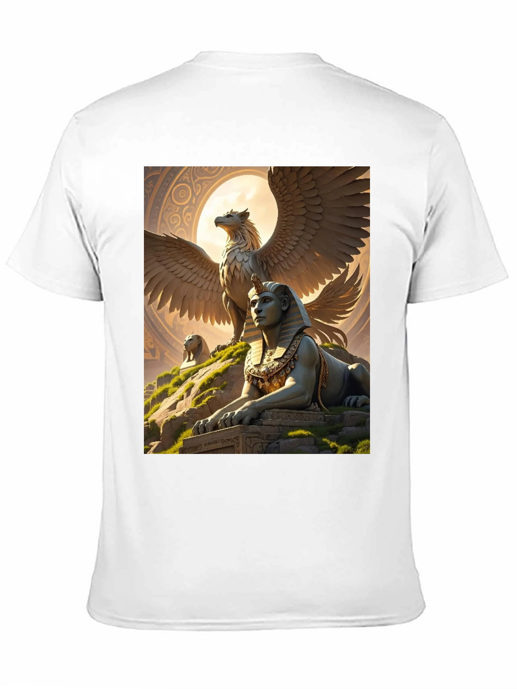 Mythical Sphinx & Griffin Graphic Tee