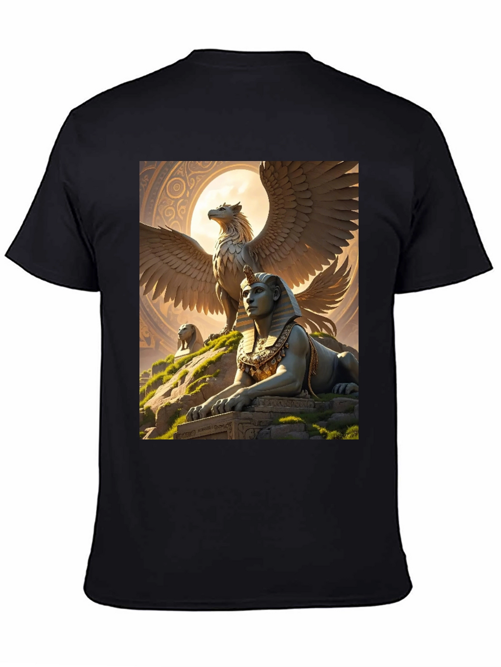 Mythical Sphinx & Griffin Graphic Tee