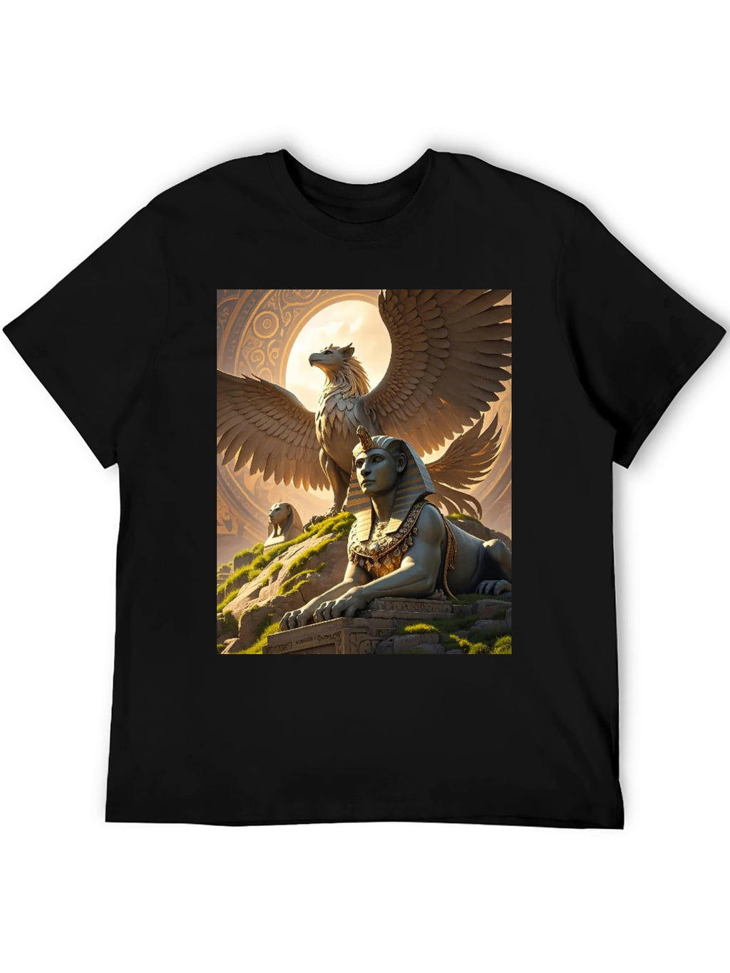 Mythical Sphinx & Griffin Graphic Tee