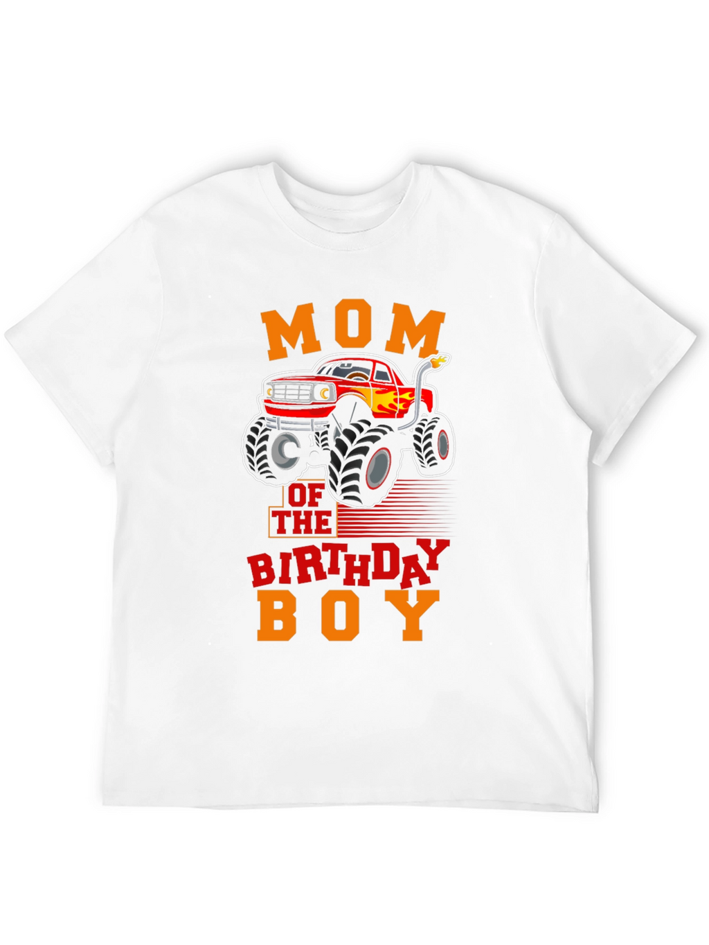 Mom of the Birthday Boy Monster Truck T-Shirt