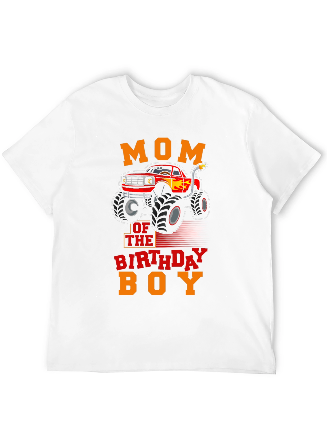 Mom of the Birthday Boy Monster Truck T-Shirt