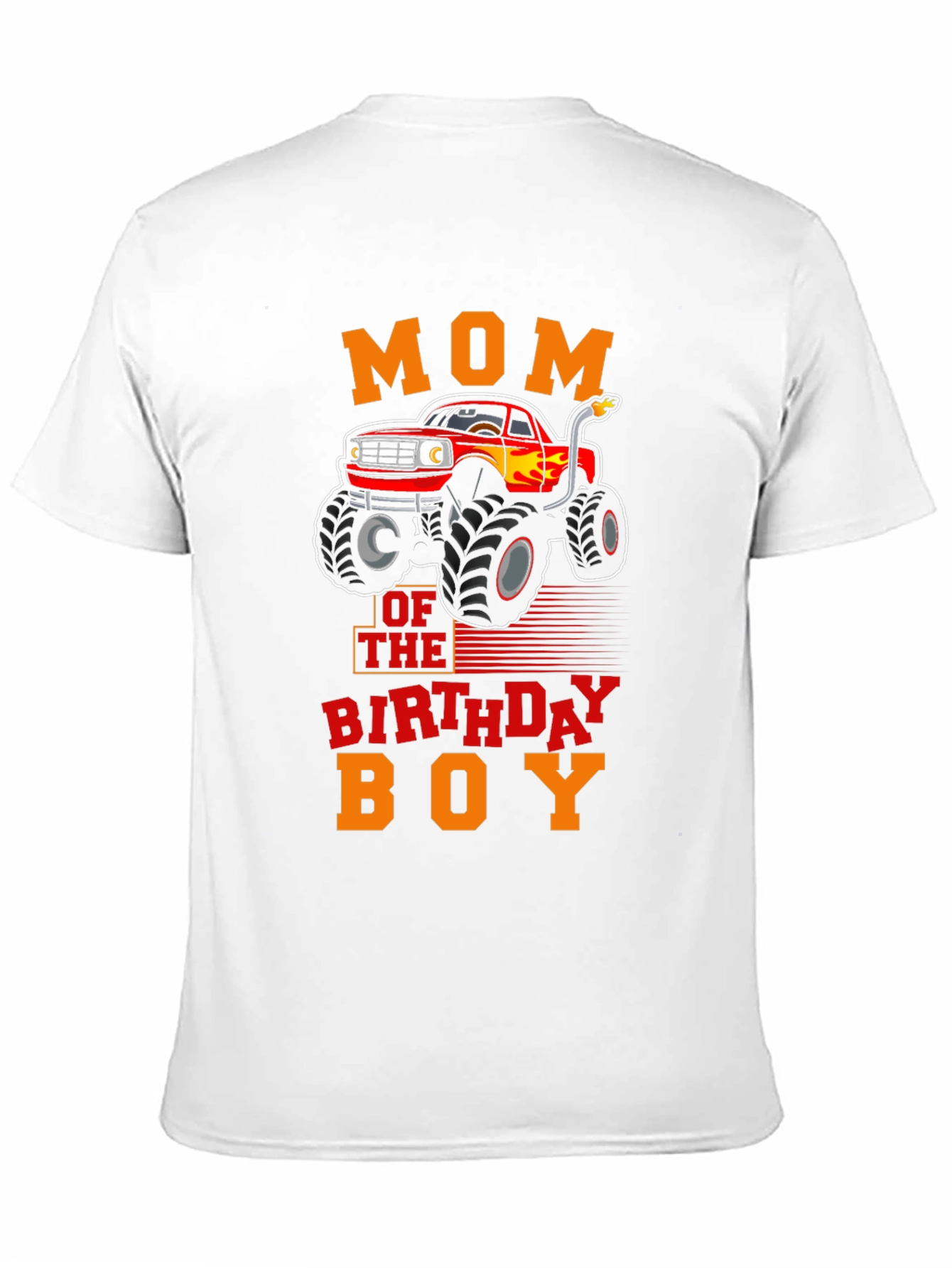 Mom of the Birthday Boy Monster Truck T-Shirt