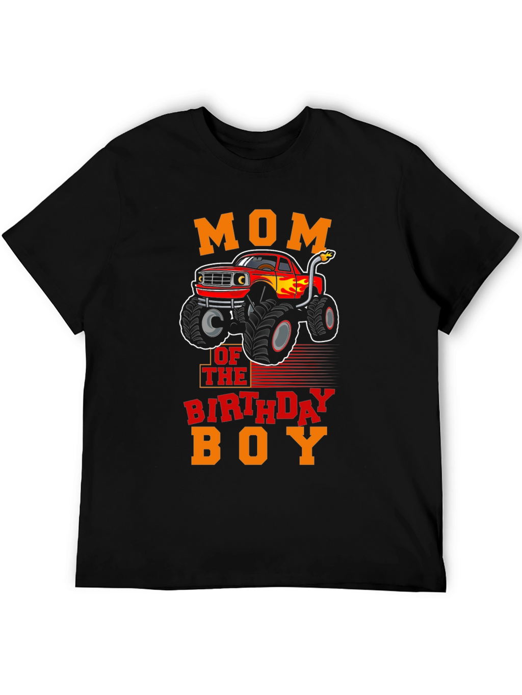 Mom of the Birthday Boy Monster Truck T-Shirt