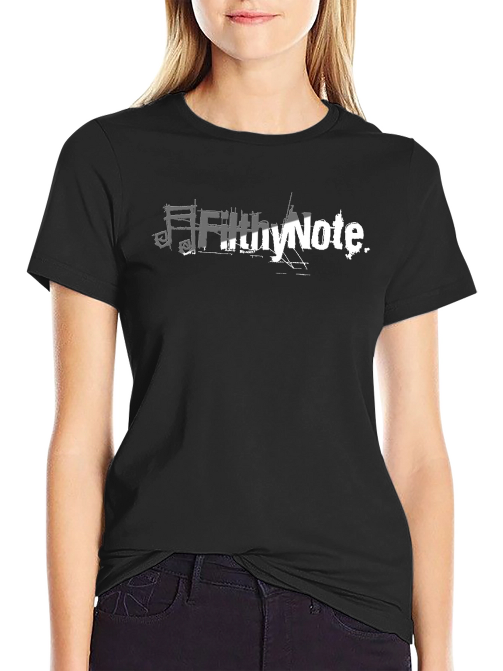 Filthy Note Graphic Tee - Music Lovers T-Shirt