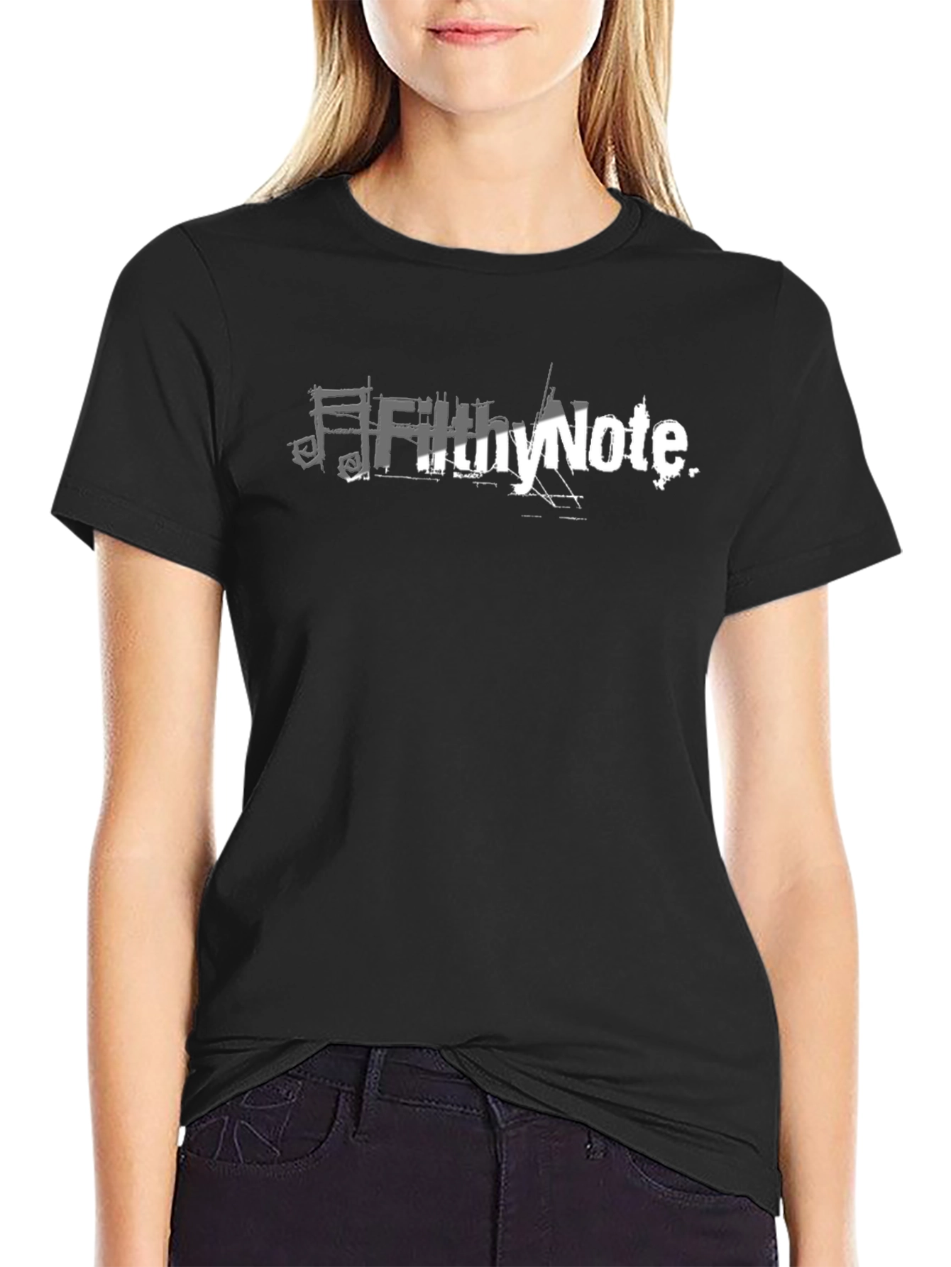 Filthy Note Graphic Tee - Music Lovers T-Shirt