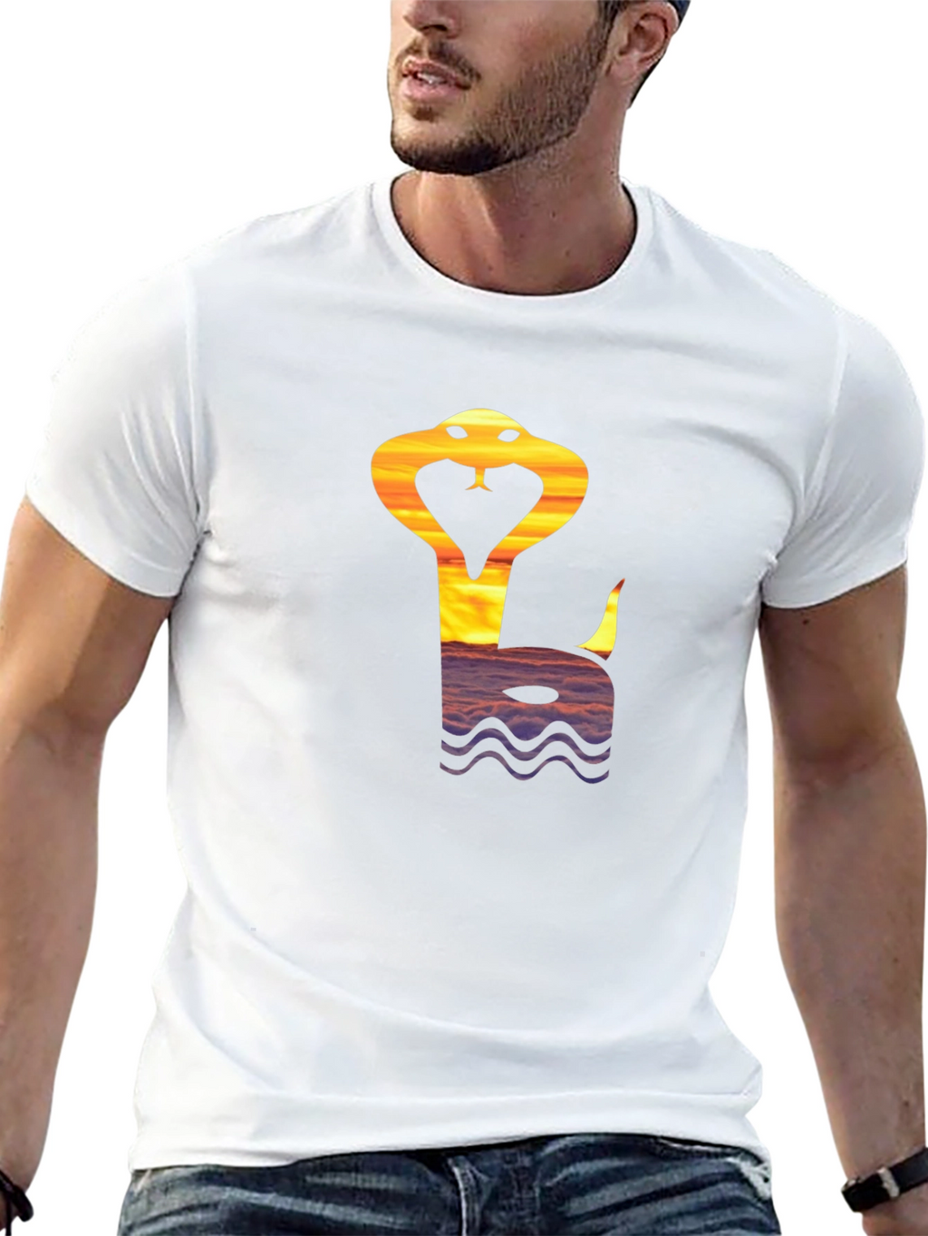 Sunset Snake Graphic Tee