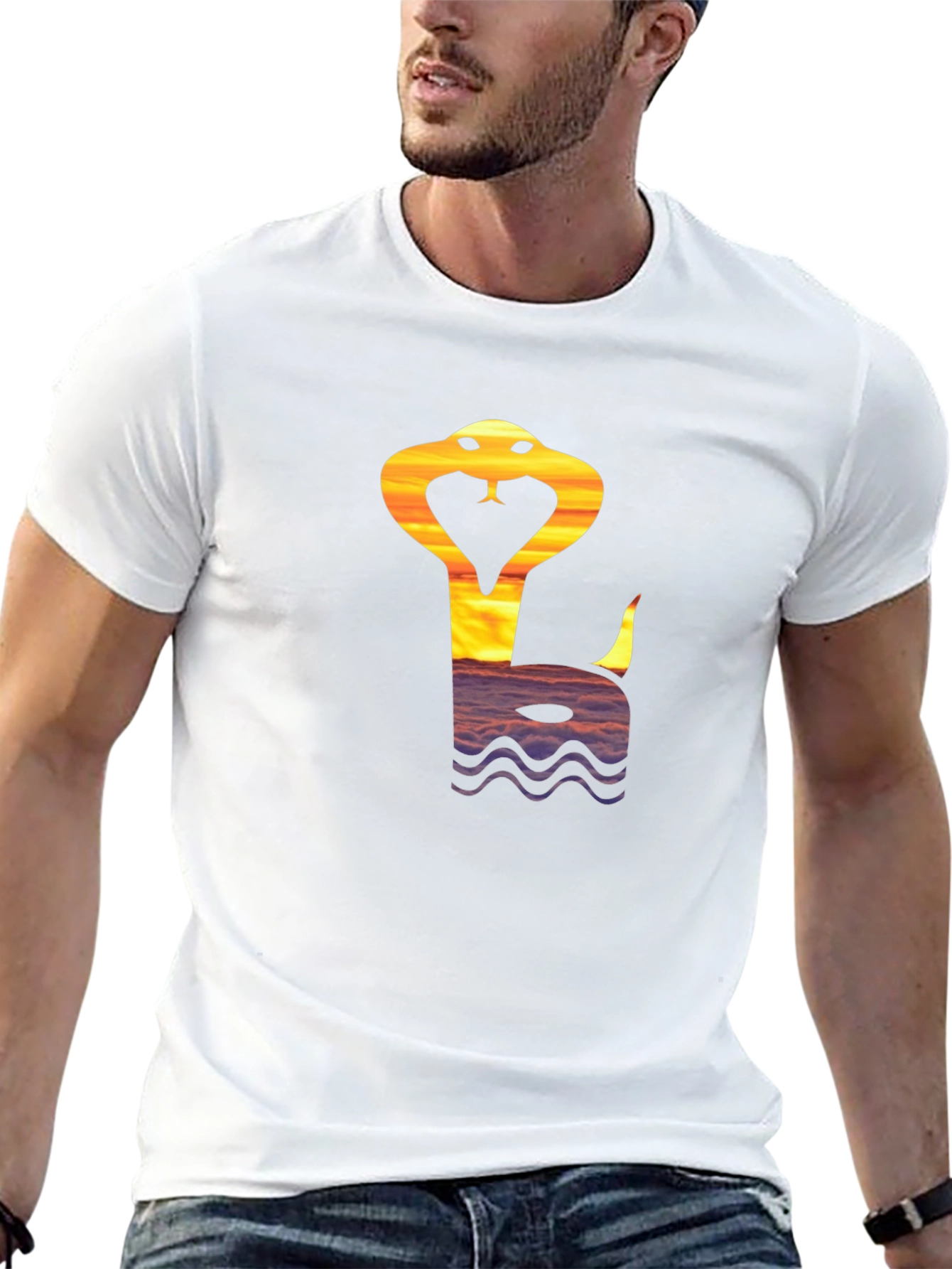 Sunset Snake Graphic Tee