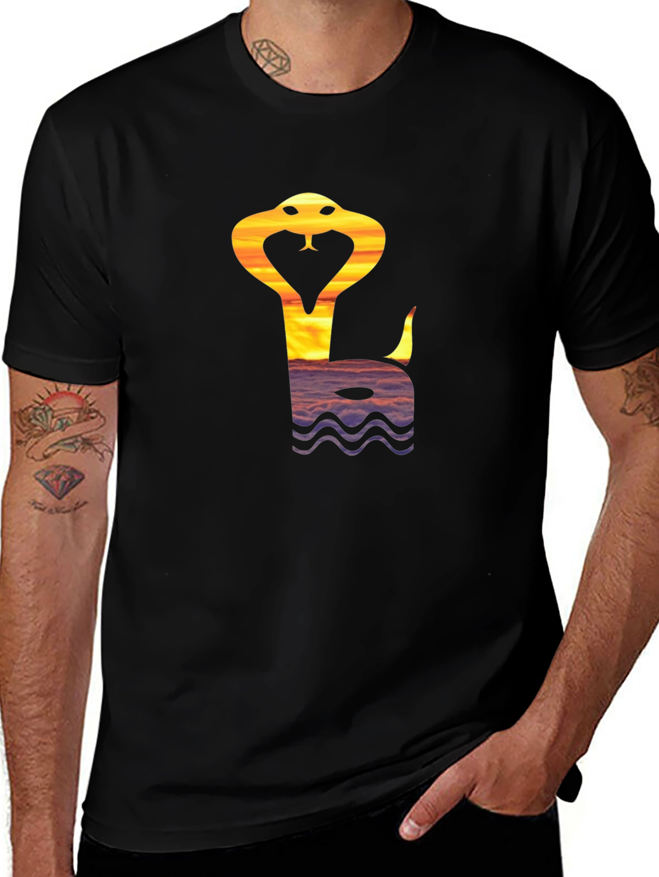 Sunset Snake Graphic Tee