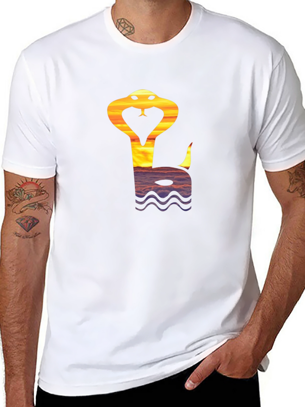 Sunset Snake Graphic Tee