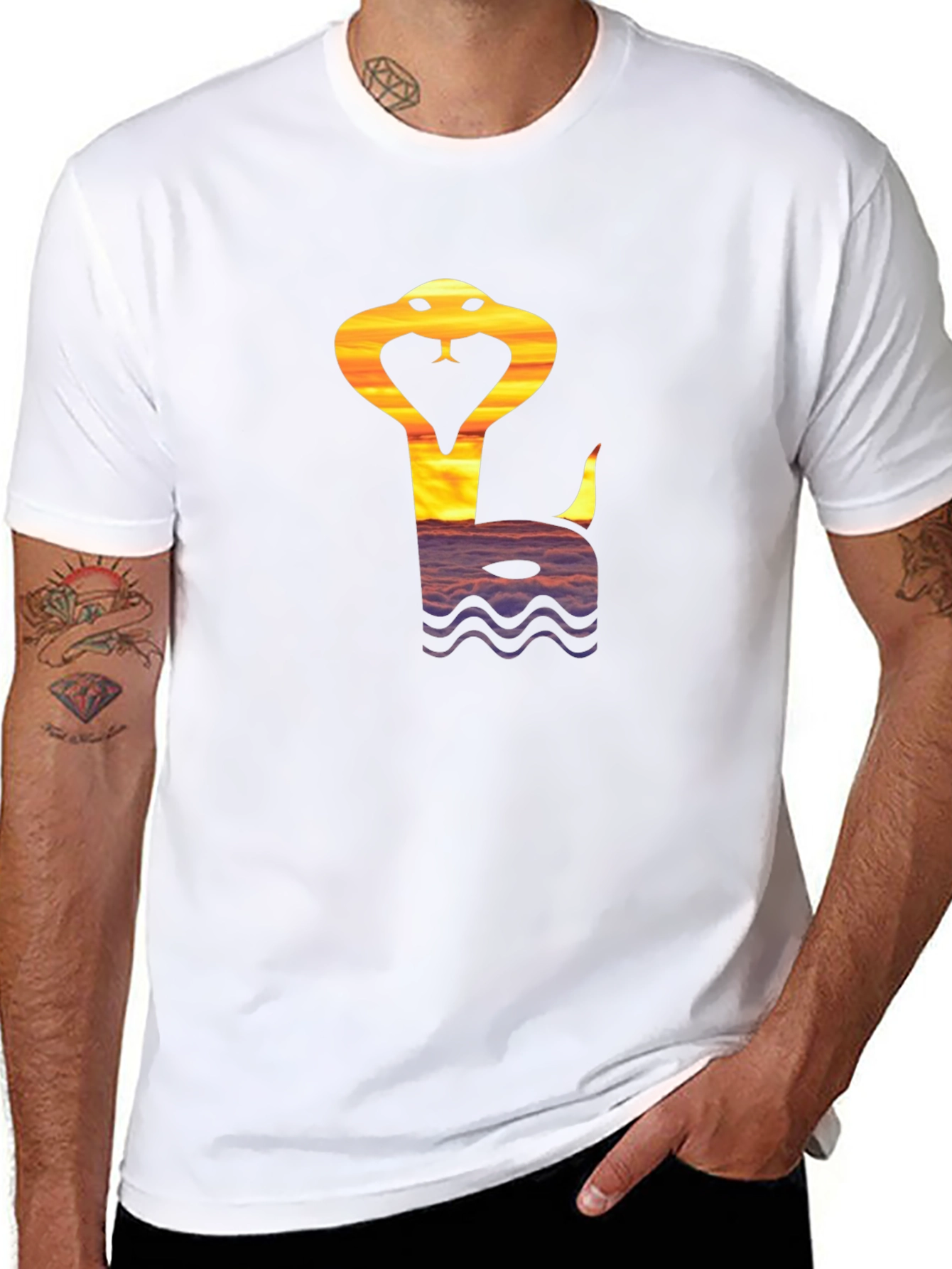 Sunset Snake Graphic Tee