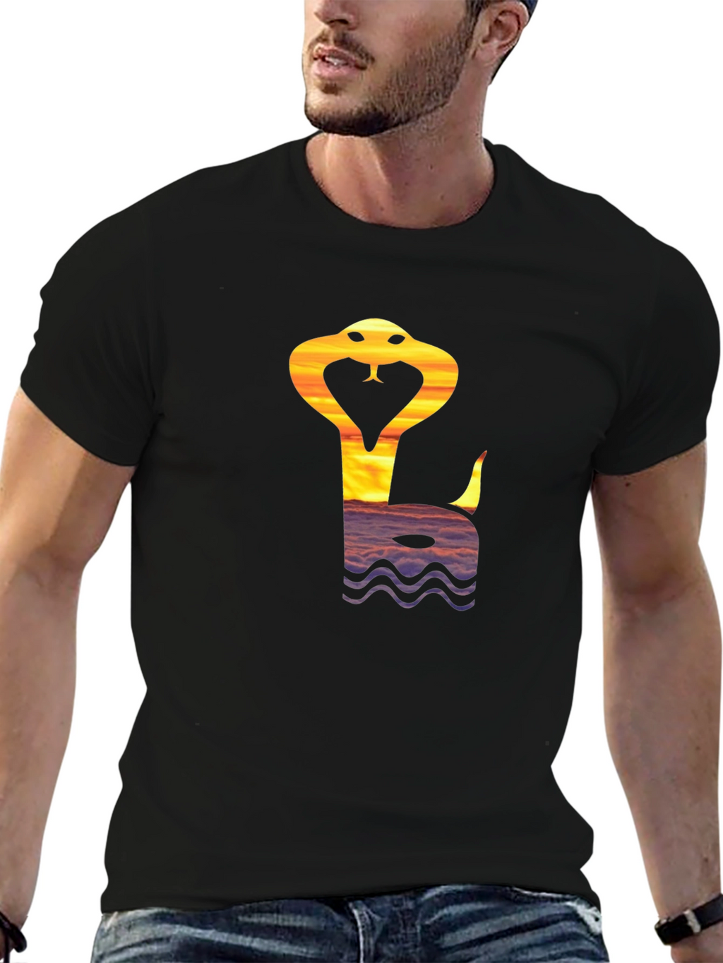 Sunset Snake Graphic Tee