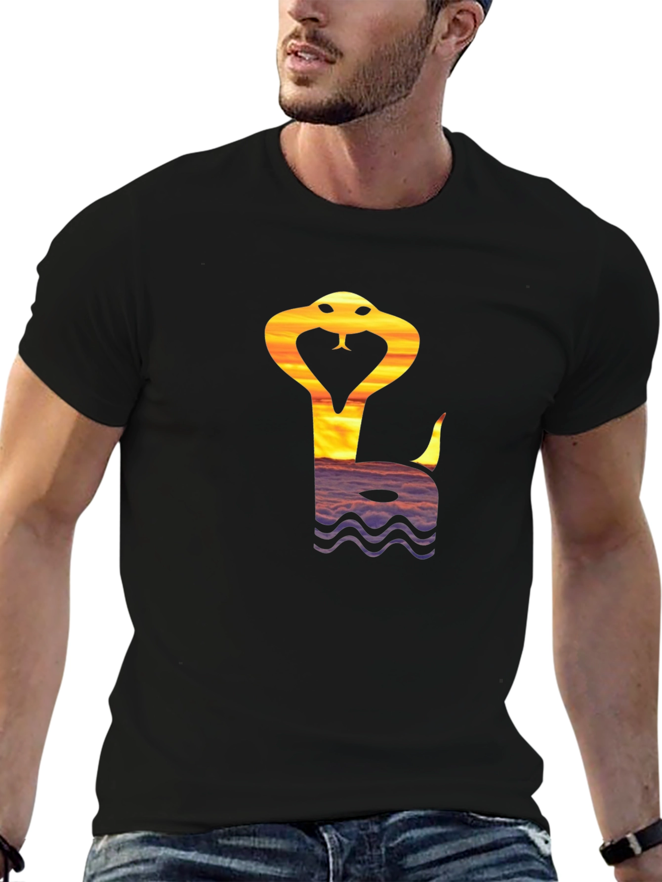 Sunset Snake Graphic Tee