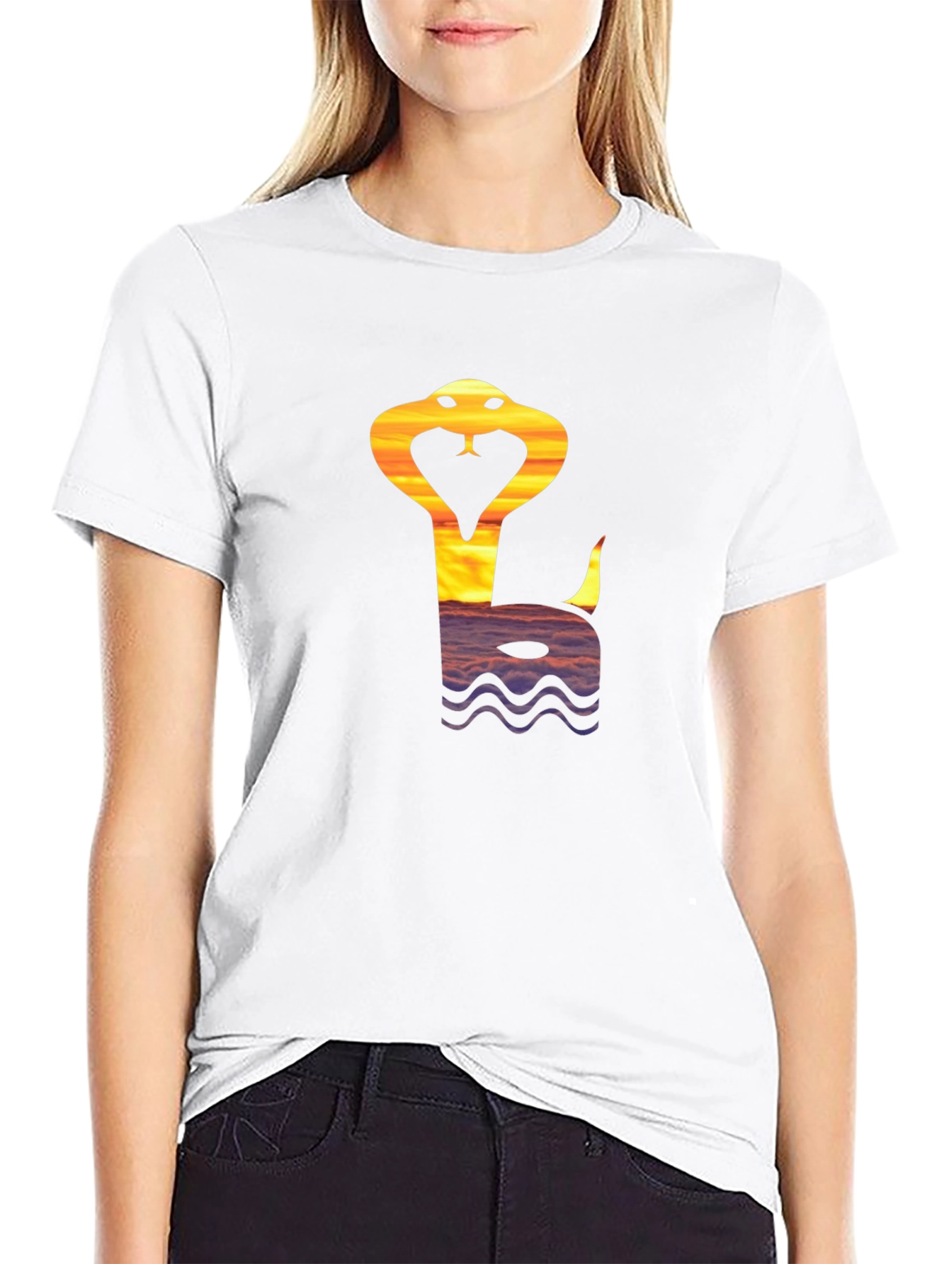 Sunset Snake Graphic Tee