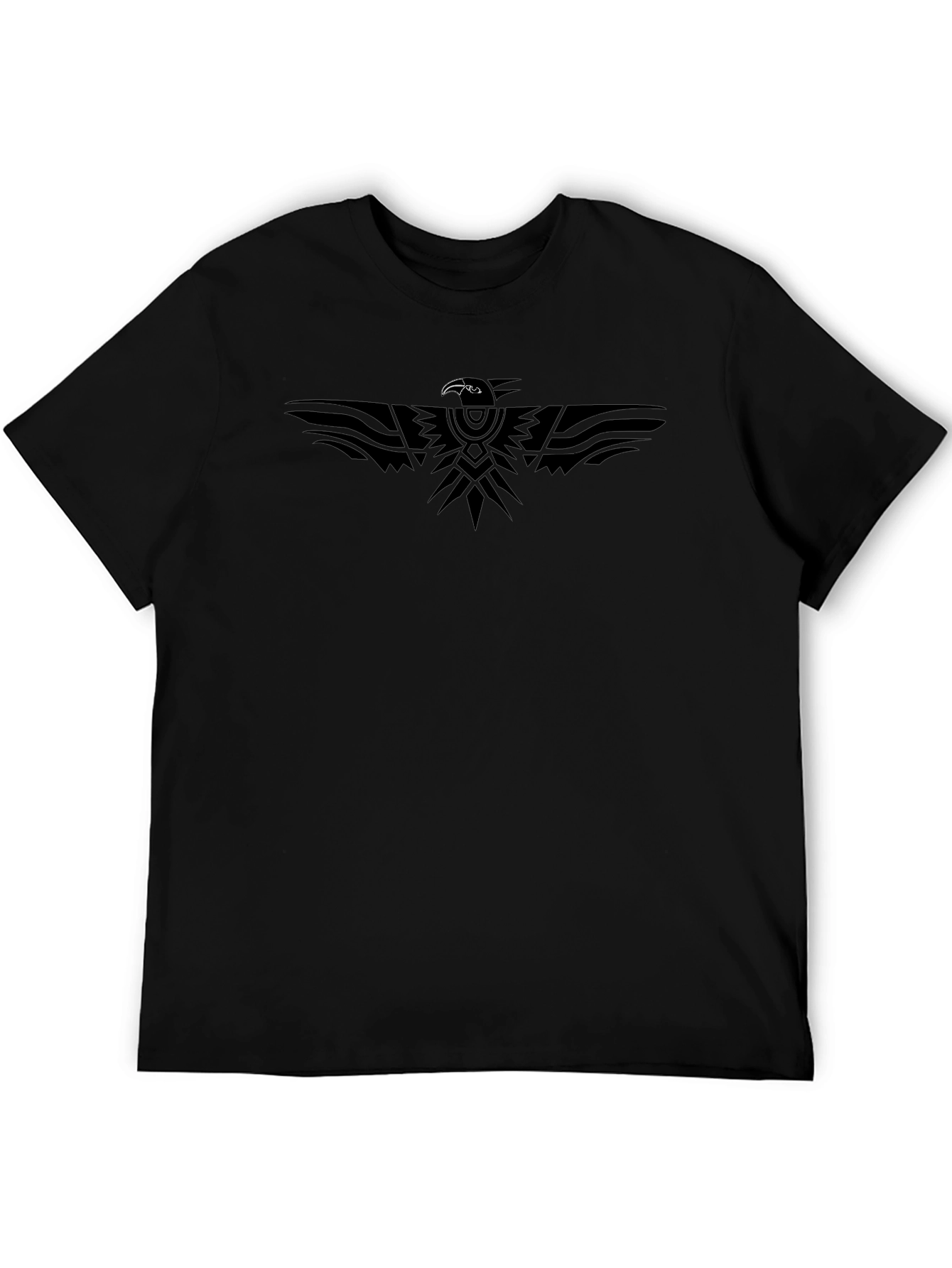 Raven Graphic Black T-Shirt