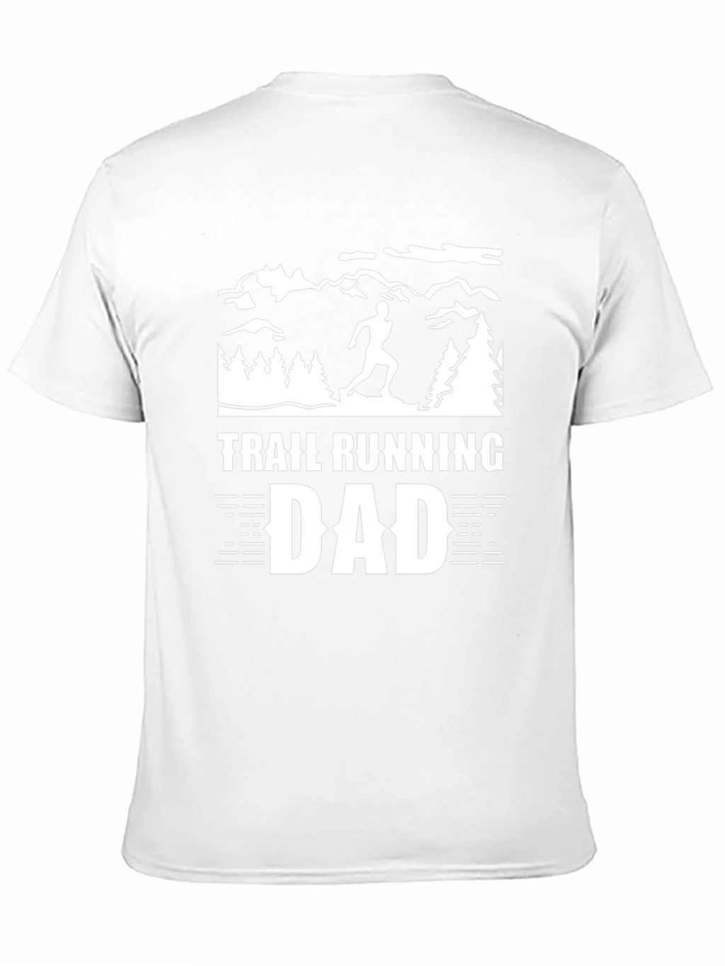 Trail Running Dad Graphic Tee - Black