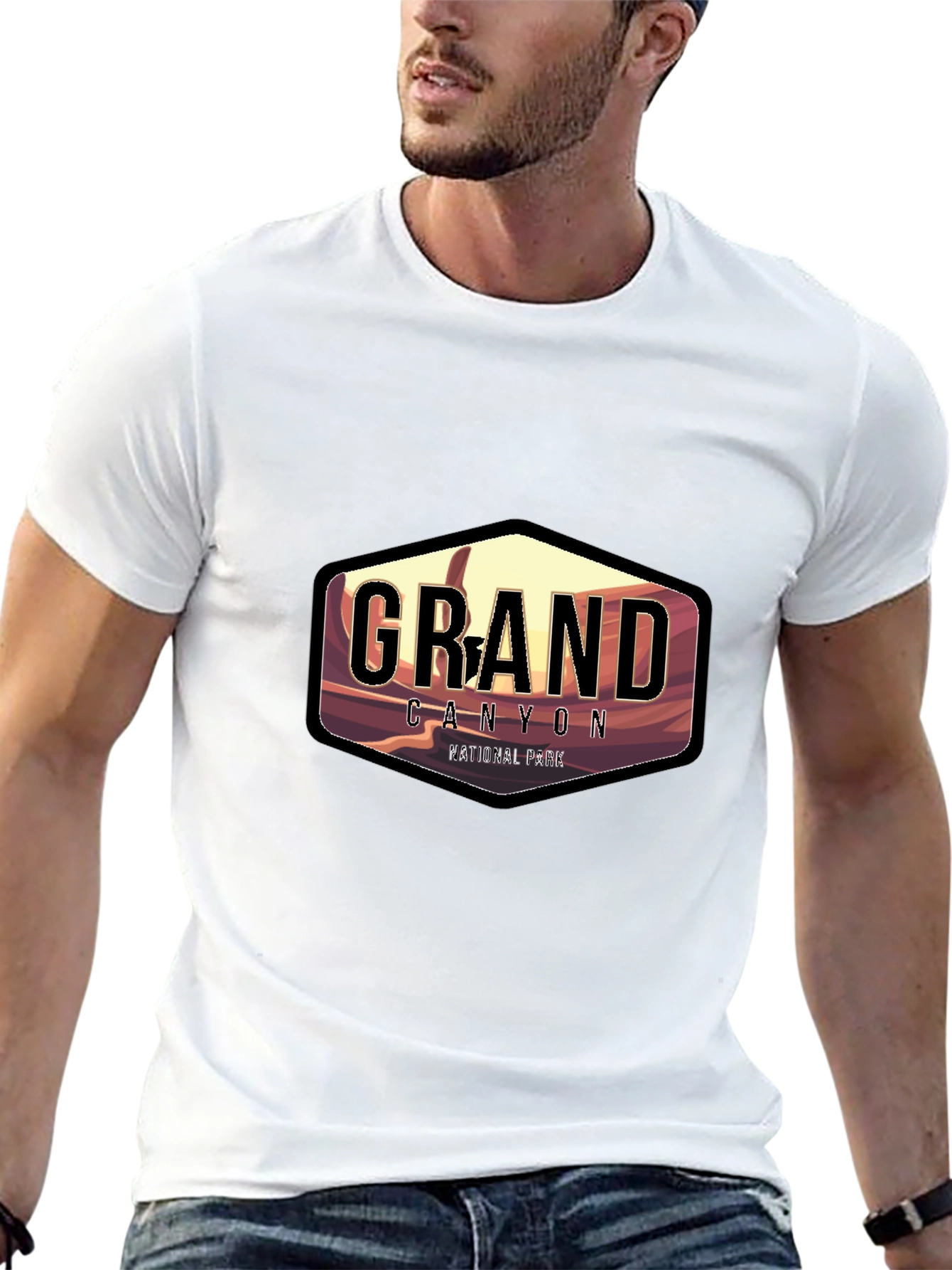 Grand Canyon National Park Black Graphic T-Shirt