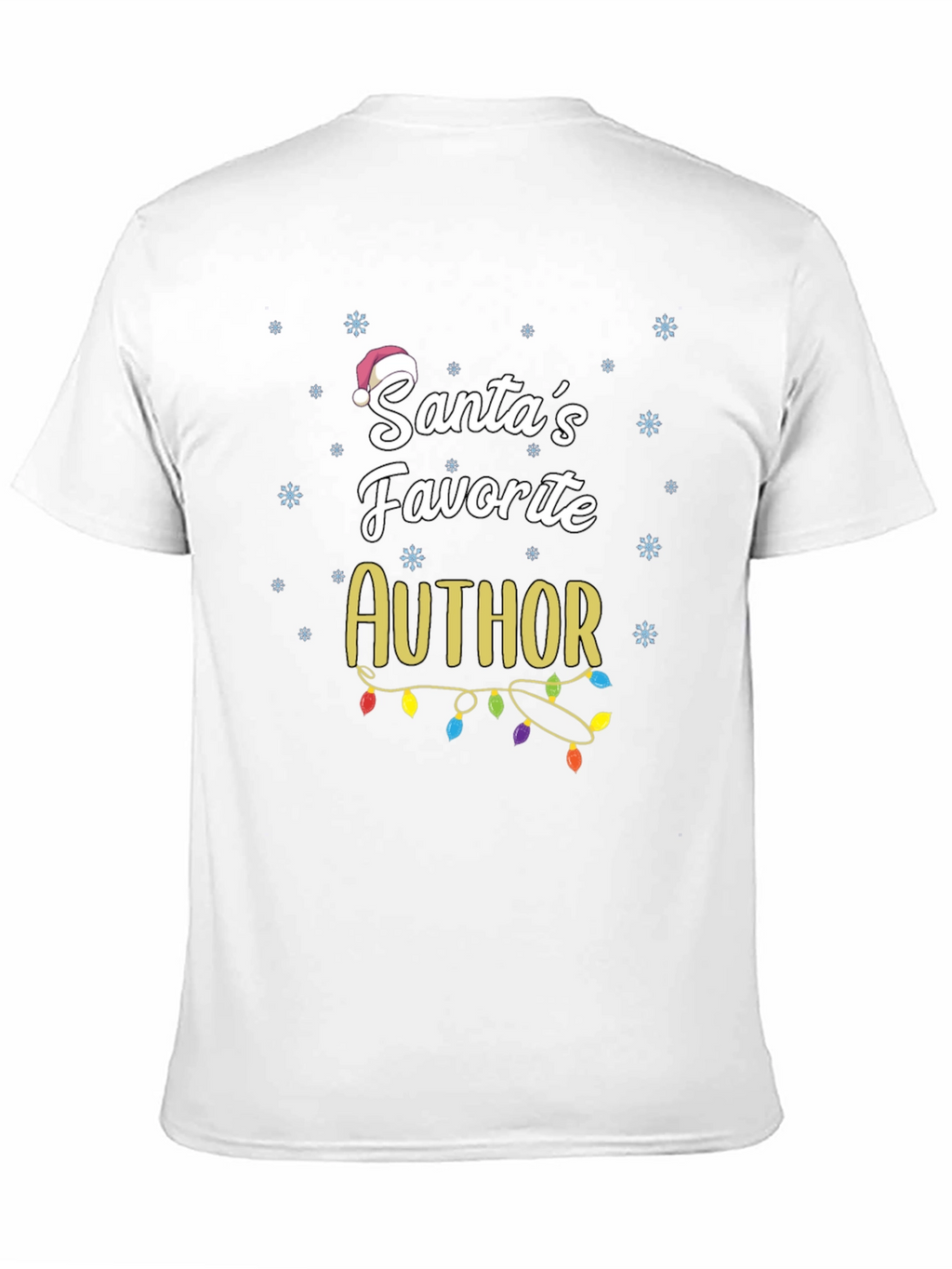 Santas Favorite Author Christmas T-Shirt