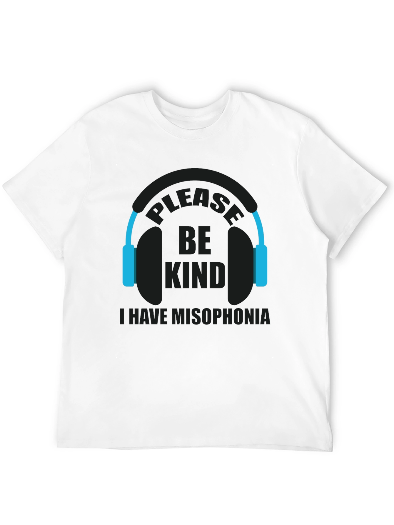 Misophonia Awareness Graphic Tee - Please Be Kind T-Shirt
