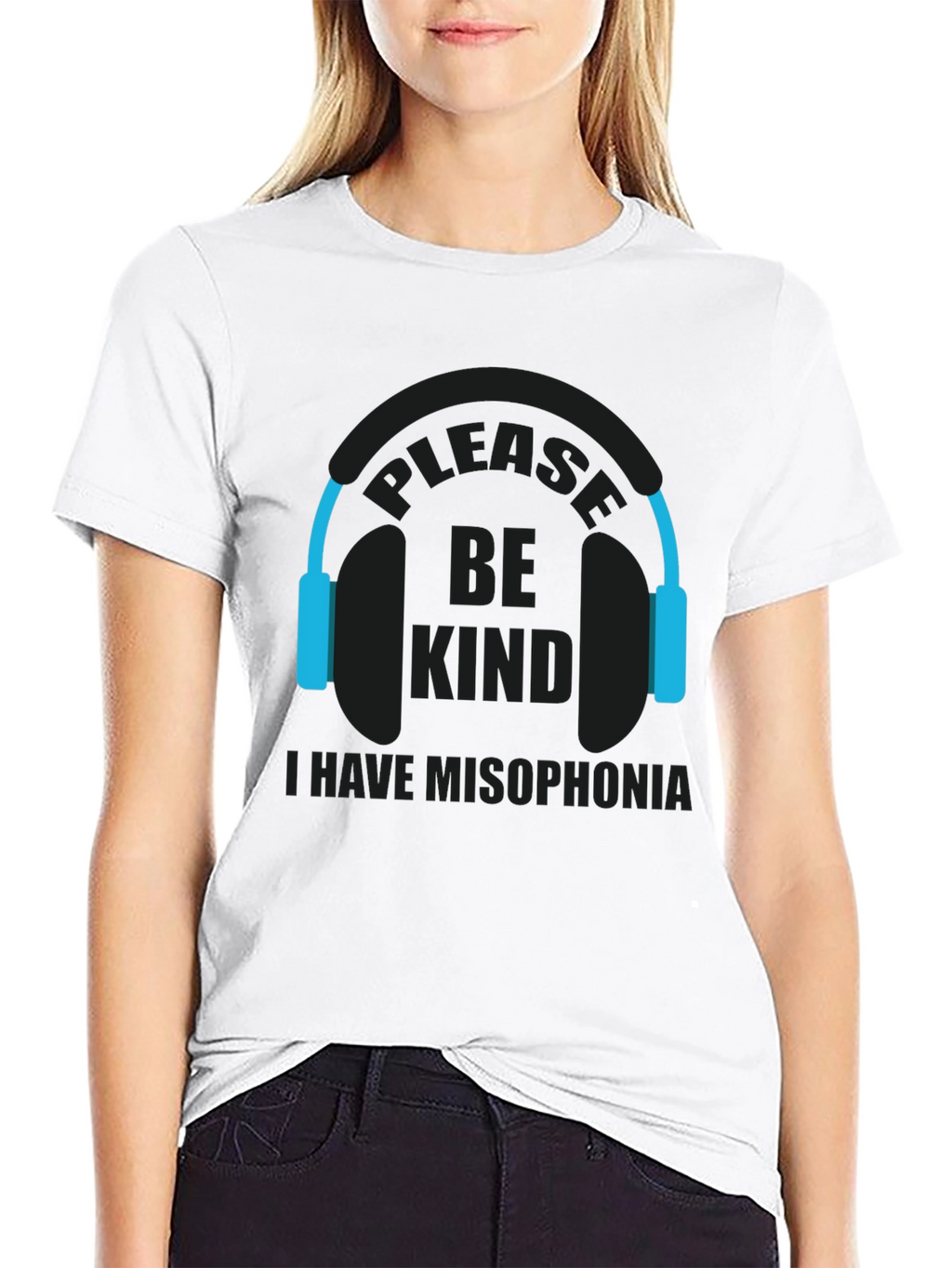 Misophonia Awareness Graphic Tee - Please Be Kind T-Shirt