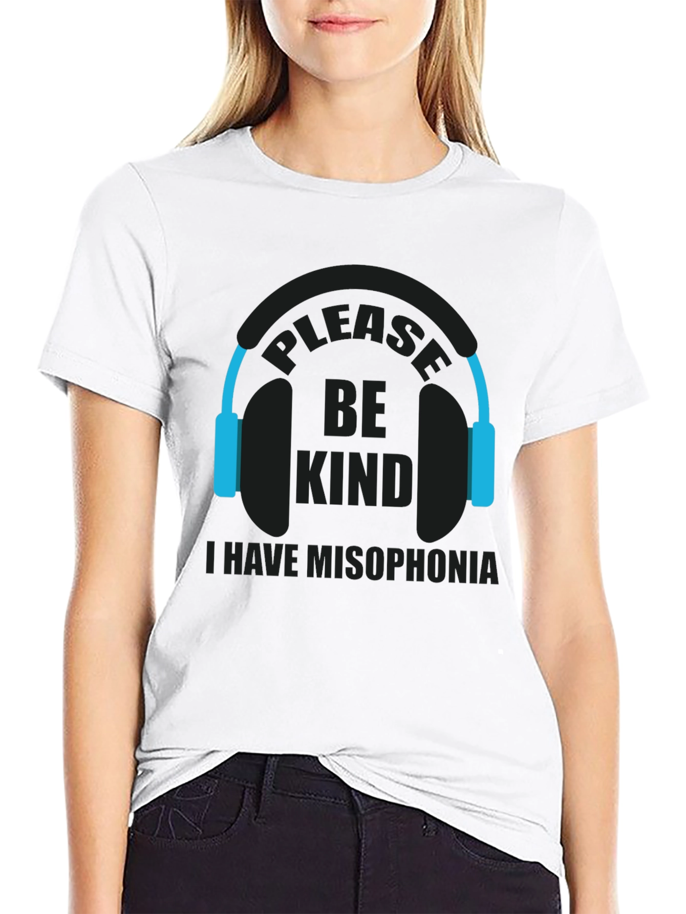 Misophonia Awareness Graphic Tee - Please Be Kind T-Shirt