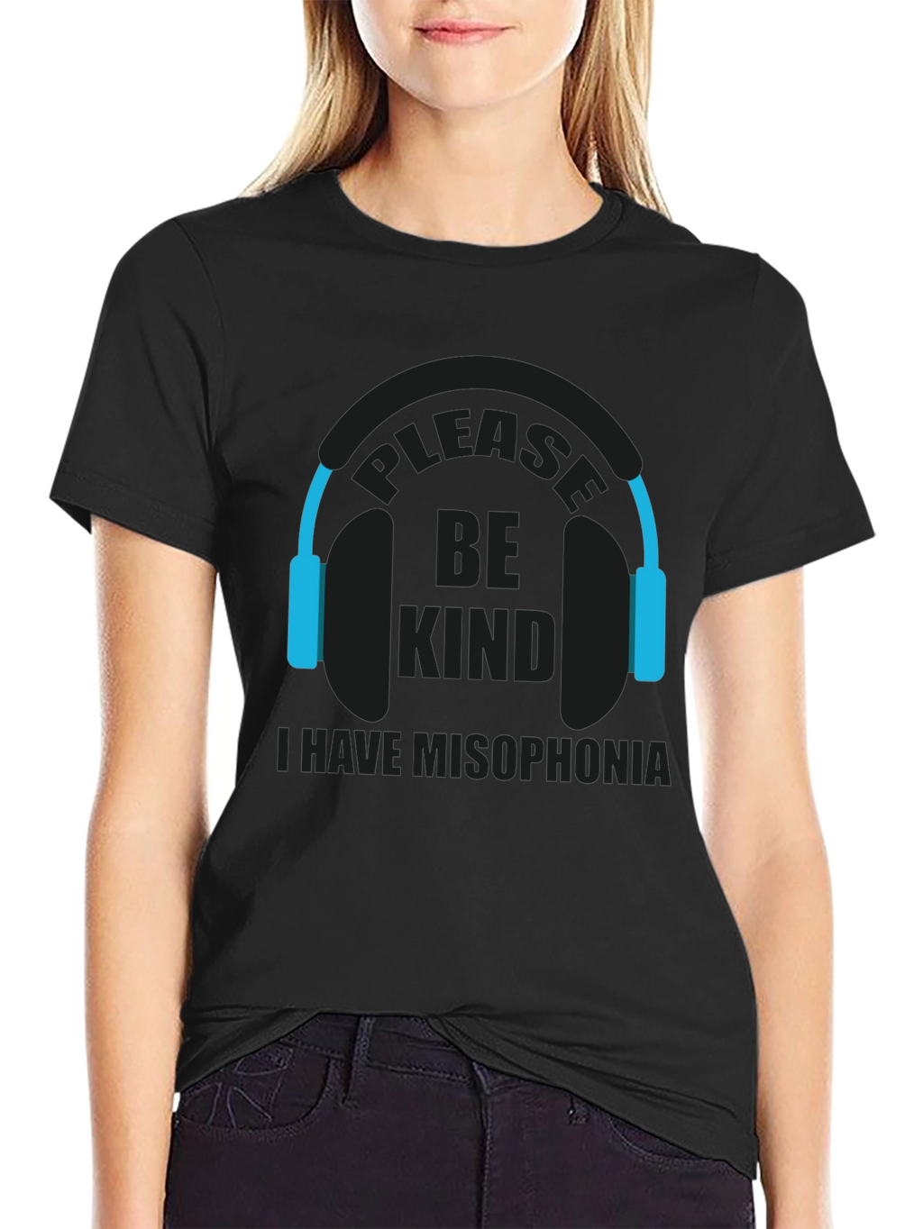 Misophonia Awareness Graphic Tee - Please Be Kind T-Shirt