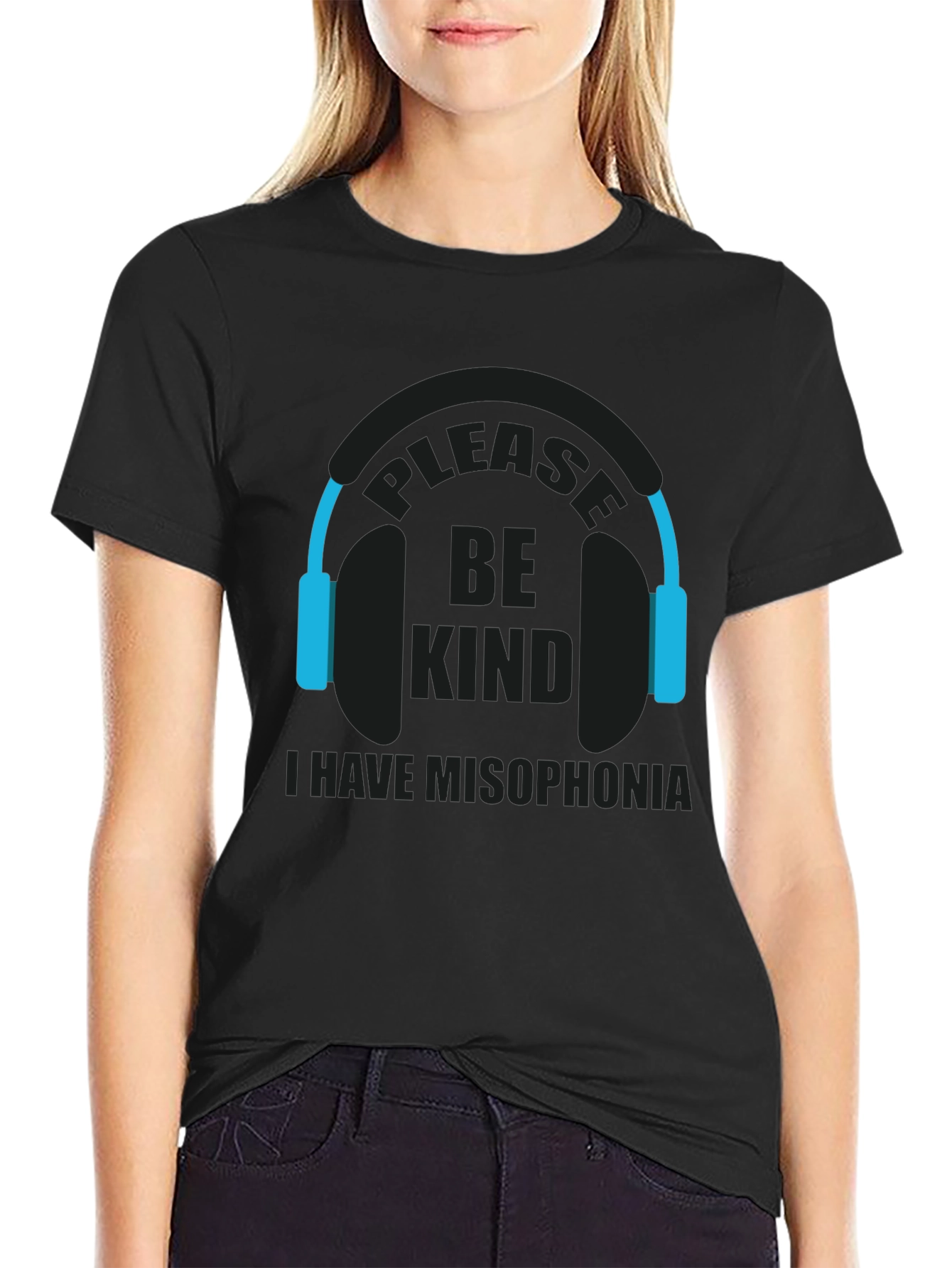 Misophonia Awareness Graphic Tee - Please Be Kind T-Shirt