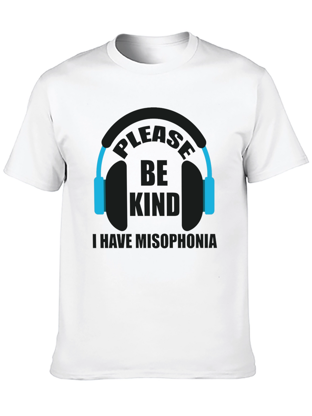 Misophonia Awareness Graphic Tee - Please Be Kind T-Shirt