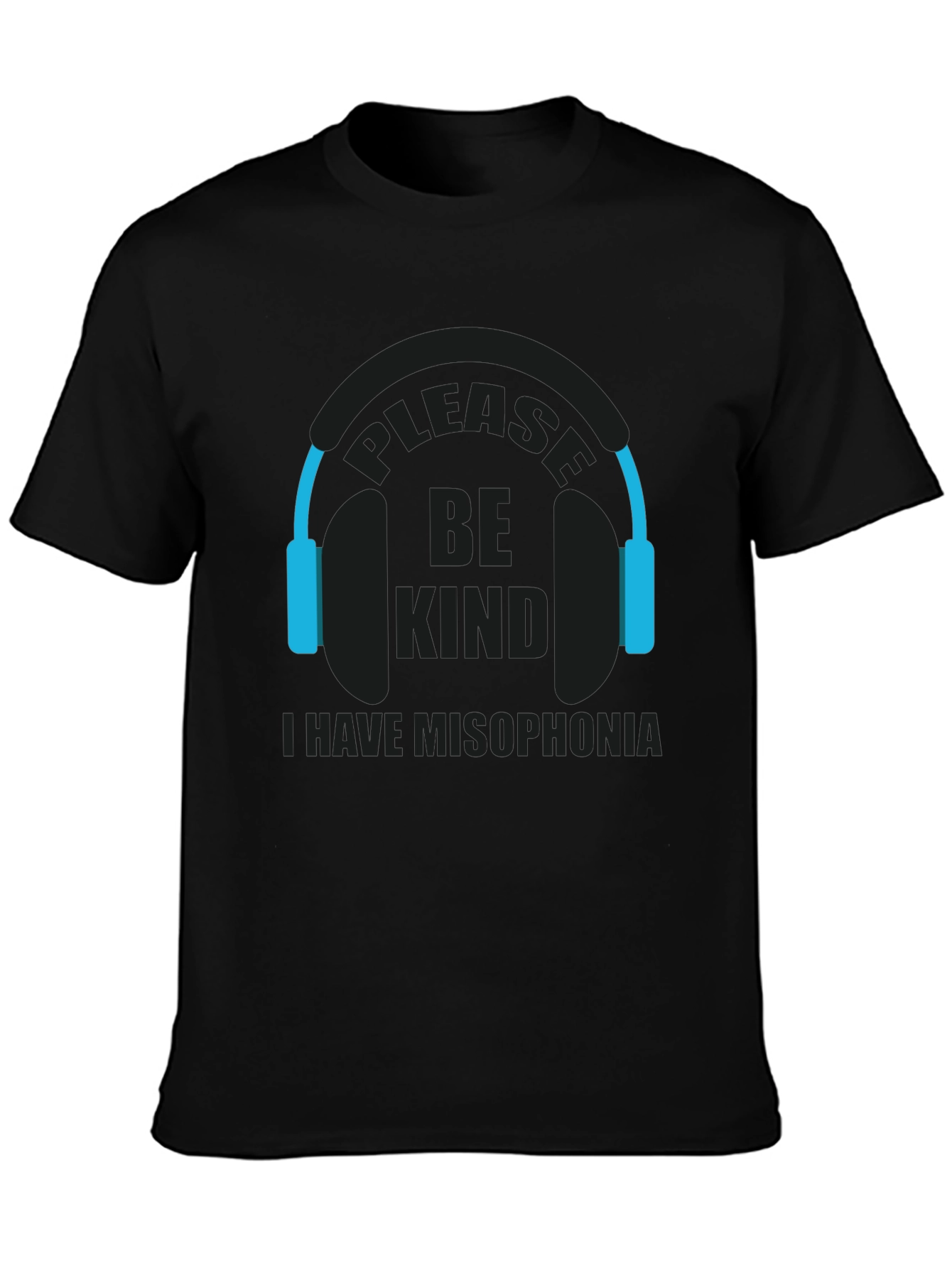 Misophonia Awareness Graphic Tee - Please Be Kind T-Shirt