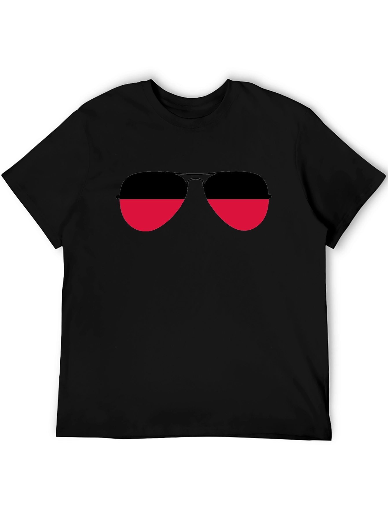 Retro Aviator Sunglasses Graphic Tee