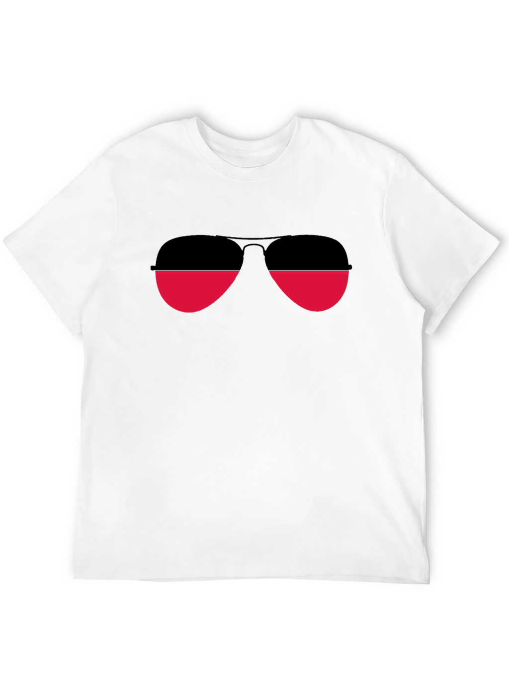 Retro Aviator Sunglasses Graphic Tee