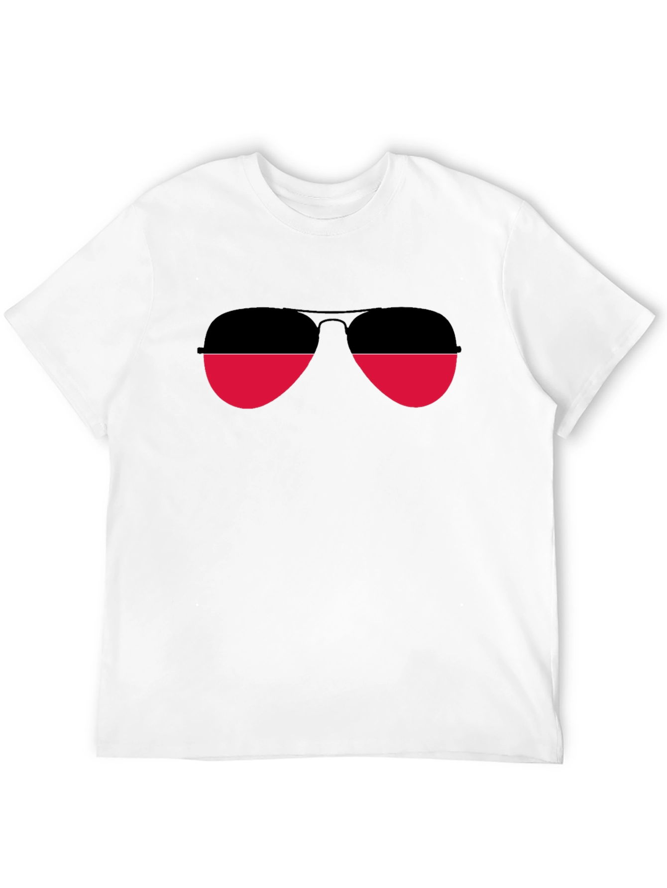 Retro Aviator Sunglasses Graphic Tee