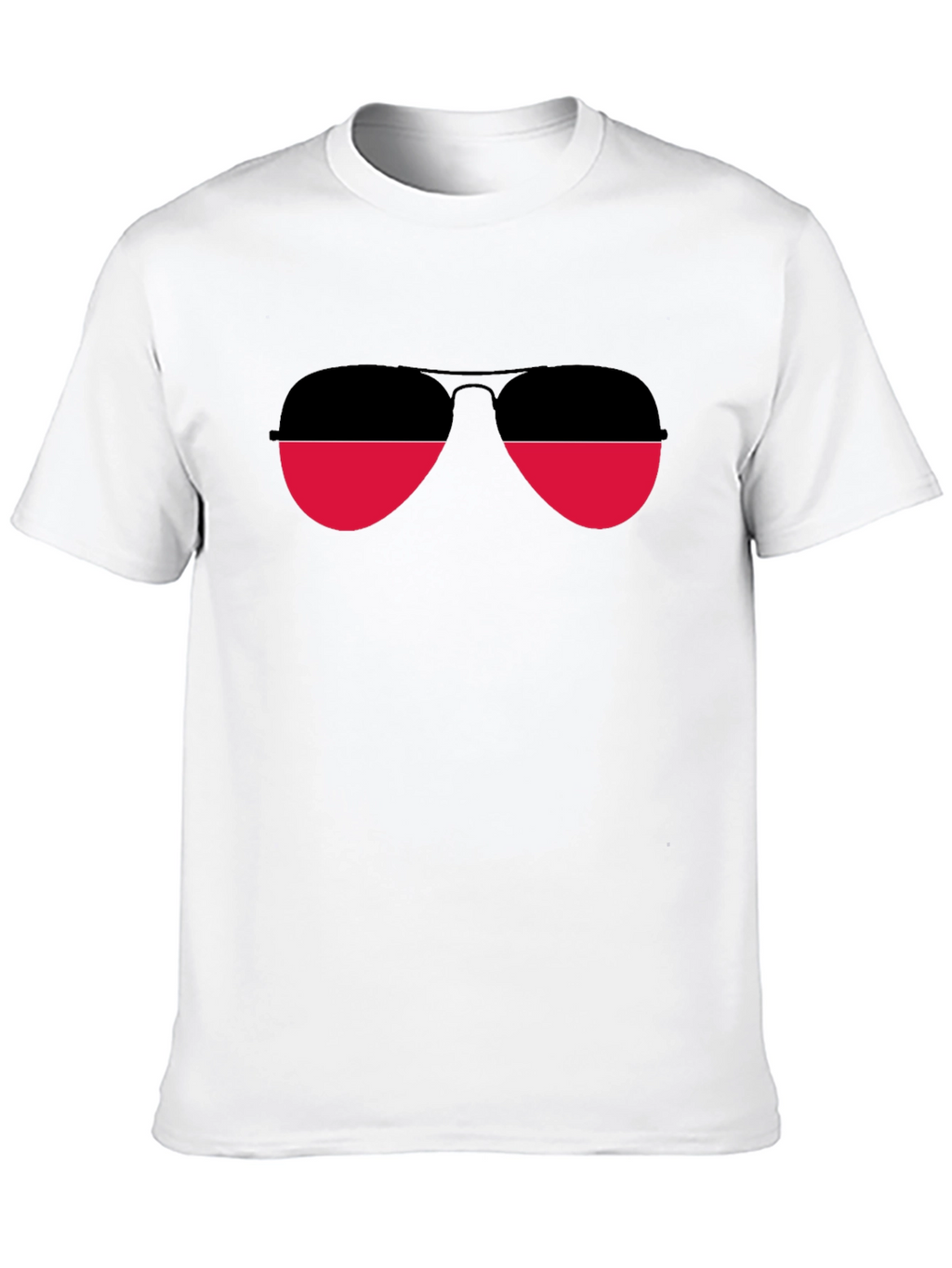 Retro Aviator Sunglasses Graphic Tee