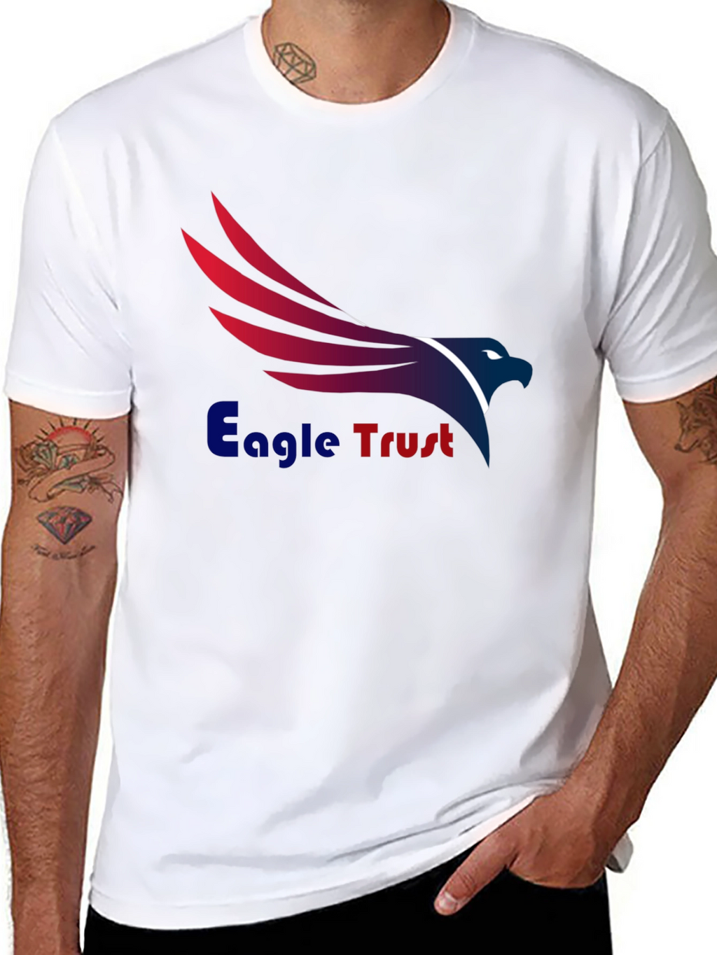 Eagle Trust Graphic T-Shirt - Black