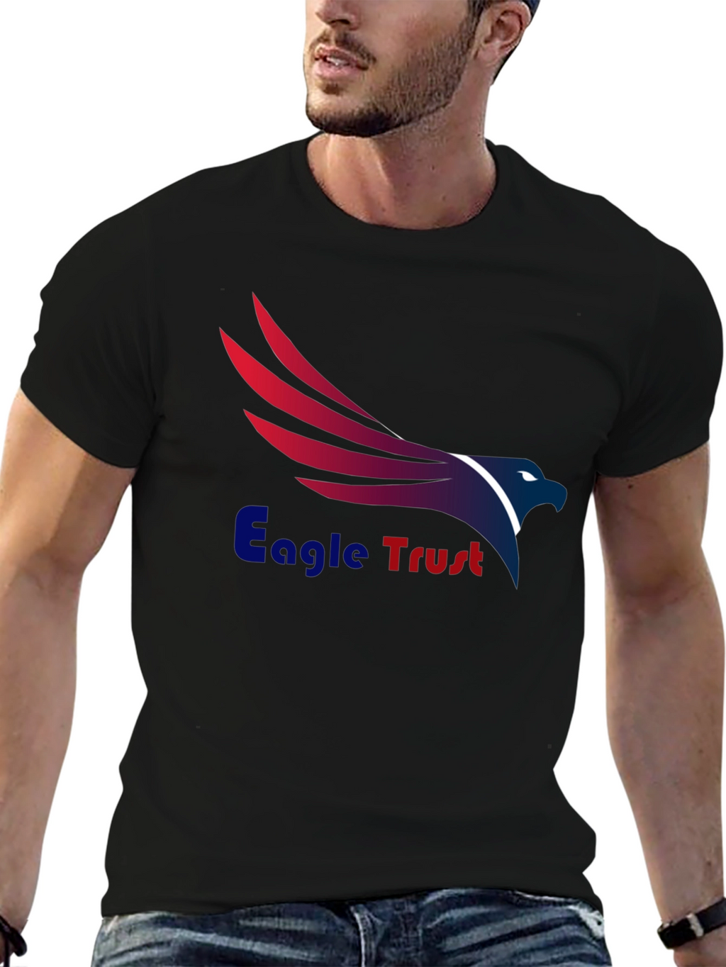 Eagle Trust Graphic T-Shirt - Black