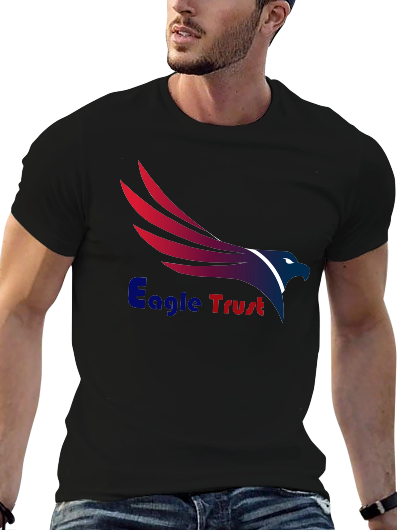 Eagle Trust Graphic T-Shirt - Black