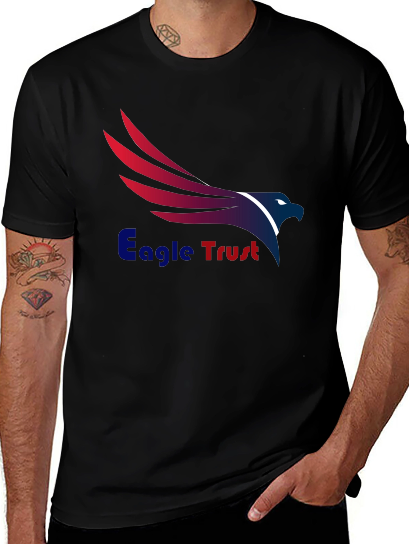 Eagle Trust Graphic T-Shirt - Black