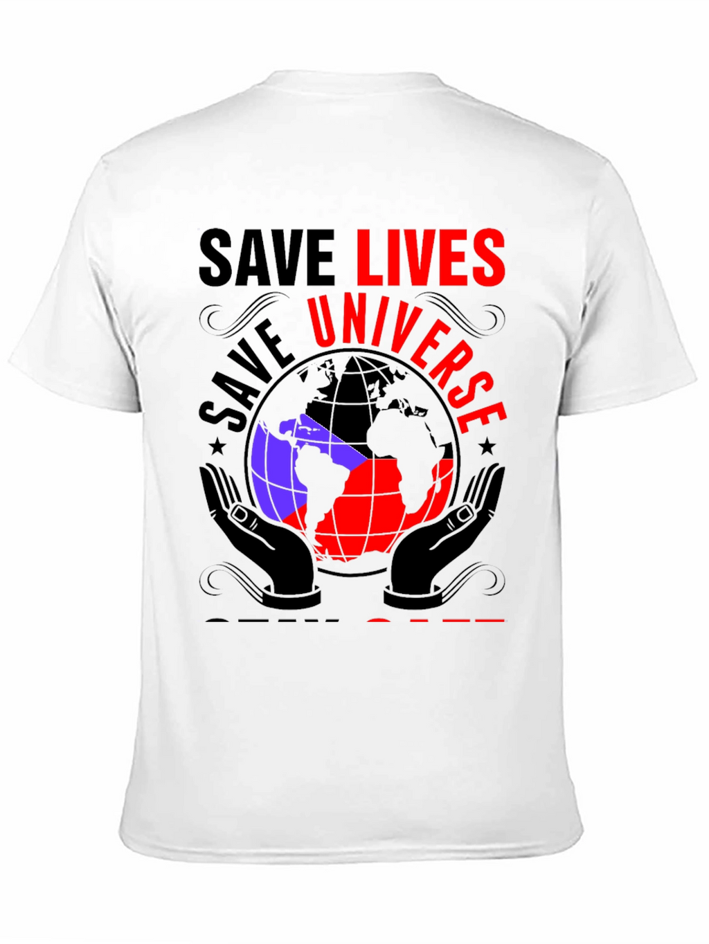 Save Lives Universe Graphic T-Shirt