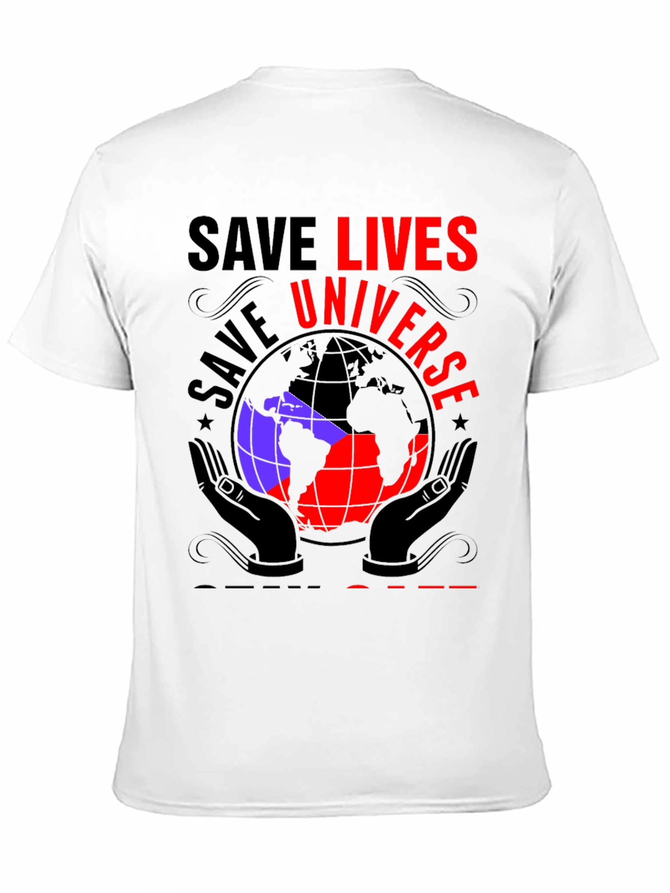 Save Lives Universe Graphic T-Shirt
